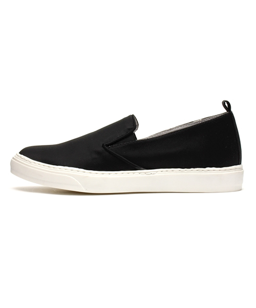 COLLAGE GALLARDAGALANTE(コラージュガリャルダガランテ)の「【RAFFAELEB.】シルクスリッポン(スニーカー・レディース・ブラック/ベージュ・38/36/37)」の3枚目の写真