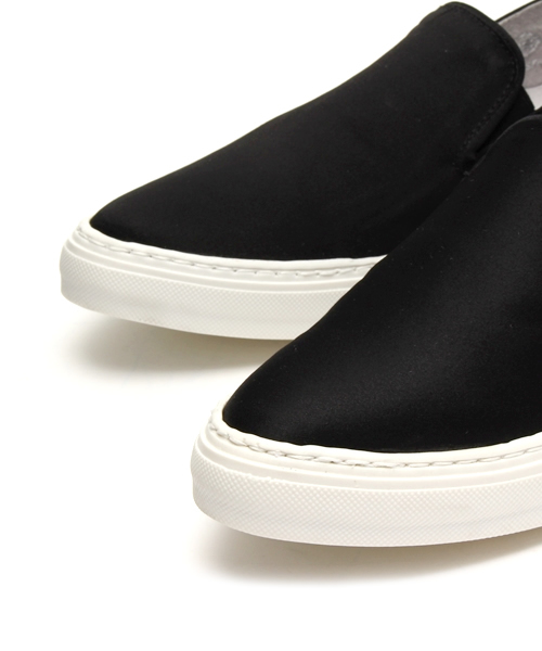 COLLAGE GALLARDAGALANTE(コラージュガリャルダガランテ)の「【RAFFAELEB.】シルクスリッポン(スニーカー・レディース・ブラック/ベージュ・38/36/37)」の6枚目の写真