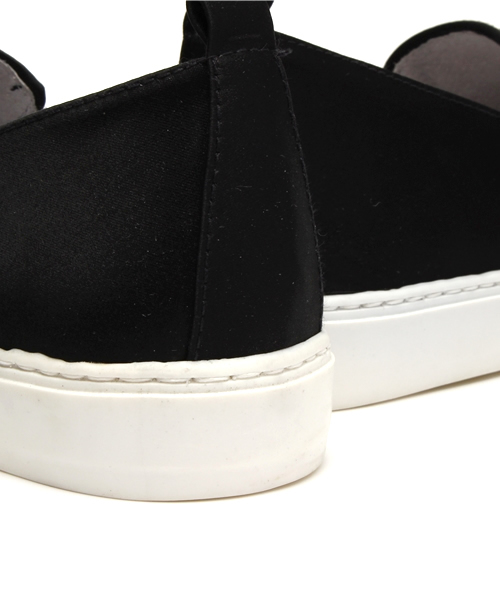 COLLAGE GALLARDAGALANTE(コラージュガリャルダガランテ)の「【RAFFAELEB.】シルクスリッポン(スニーカー・レディース・ブラック/ベージュ・38/36/37)」の9枚目の写真