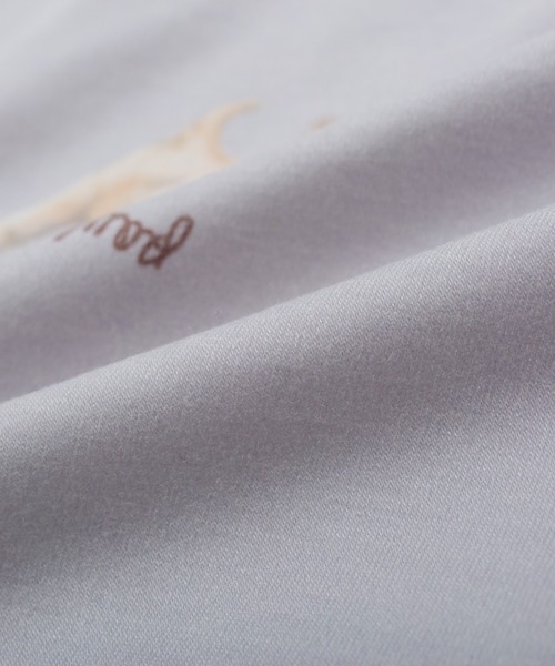 PAUL&JOE（ポールアンドジョー）の「【PAUL&JOE】フルカラーヌネット＆ジプシープリント　半袖ワンピース（ルームウェア/パジャマ・レディース・アイボリー/サックスブルー・M-L）」の8枚目の写真