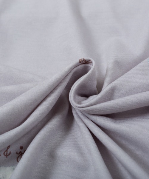 PAUL&JOE（ポールアンドジョー）の「【PAUL&JOE】フルカラーヌネット＆ジプシープリント　半袖ワンピース（ルームウェア/パジャマ・レディース・アイボリー/サックスブルー・M-L）」の9枚目の写真