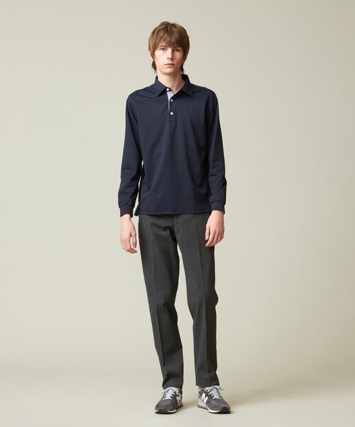 【セール】【新素材 / ビジネス対応可】ロングスリーブポロシャツ（ポロシャツ）｜J.PRESS（ジェイプレス）