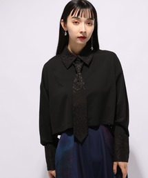 HARE | イソザイネクタイショートシャツ(HARE)(シャツ/ブラウス)