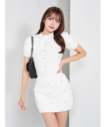 スタッズシャギーニットセットアップ
