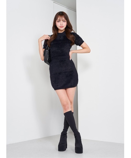 ✨新品未使用✨ダーリッチ　DARICHニットセットアップ ダーリッチ Darich ヘアリーニットセットアップ （ブラック