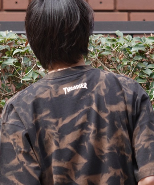 THRASHER（スラッシャー）の「【ムラサキスポーツ限定】THRASHER/スラッシャー 半袖Tee ボックスシルエット ヴィンテージ THM-24SPSST01（Tシャツ/カットソー・メンズ・アイボリー/ブラック/マルチ・M/L/XL）」の5枚目の写真