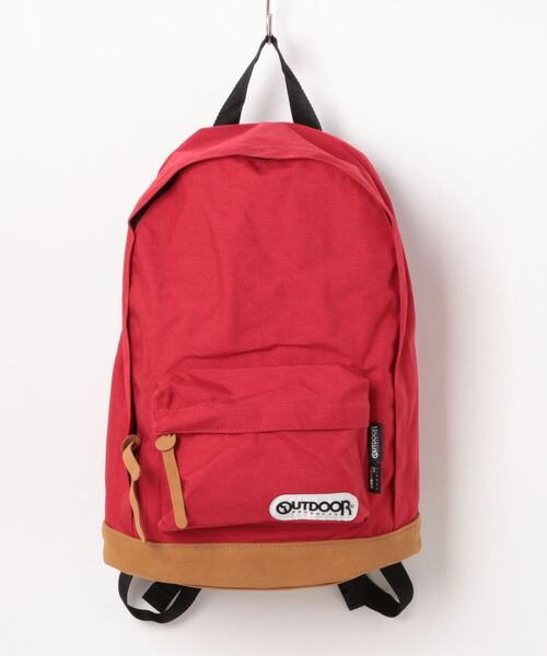 OUTDOOR PRODUCTS APPAREL(アウトドアプロダクツアパレル)の「【OUTDOOR PRODUCTS】デイパック底レザーバックパック(バックパック/リュック・メンズ・ピンク/グリーン/レッド/ネイビー/ベージュ/パープル/オレンジ/ワイン/ブラック/グレー/ブルー・FREE)」の9枚目の写真