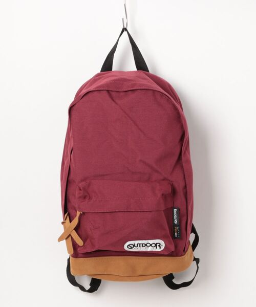 OUTDOOR PRODUCTS APPAREL(アウトドアプロダクツアパレル)の「【OUTDOOR PRODUCTS】デイパック底レザーバックパック(バックパック/リュック・メンズ・ピンク/グリーン/レッド/ネイビー/ベージュ/パープル/オレンジ/ワイン/ブラック/グレー/ブルー・FREE)」の10枚目の写真