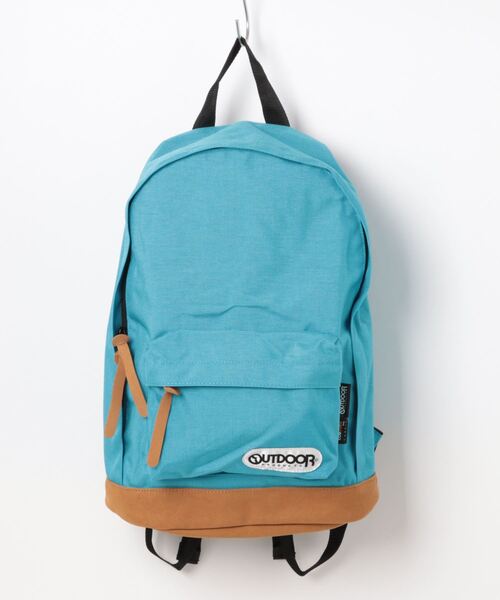 OUTDOOR PRODUCTS APPAREL(アウトドアプロダクツアパレル)の「【OUTDOOR PRODUCTS】デイパック底レザーバックパック(バックパック/リュック・メンズ・ピンク/グリーン/レッド/ネイビー/ベージュ/パープル/オレンジ/ワイン/ブラック/グレー/ブルー・FREE)」の6枚目の写真