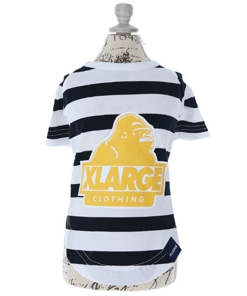 XLARGE（エクストララージ）の「XLARGE/OGボーダーT（ペットウェア・レディース・グリーン/ホワイト・XS/S/M/L/2L/3L）」の3枚目の写真