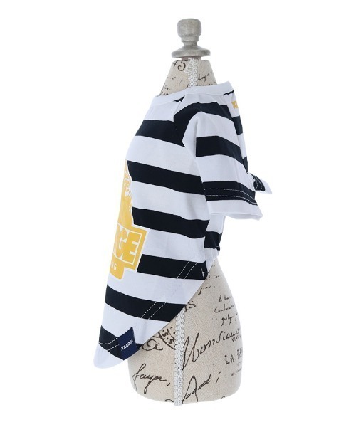 XLARGE（エクストララージ）の「XLARGE/OGボーダーT（ペットウェア・レディース・グリーン/ホワイト・XS/S/M/L/2L/3L）」の4枚目の写真