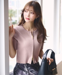 PROPORTION BODY DRESSING | ショートジップカーディガン / 1214174400(カーディガン/ボレロ)