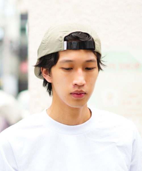 BANKS(バンクス)の「CAP/BANKS JOURNAL(バンクスジャーナル)ハートモチーフロゴツイルキャップ(キャップ・メンズ・ベージュ/グリーン系その他5/ブラック・FREE)」の7枚目の写真