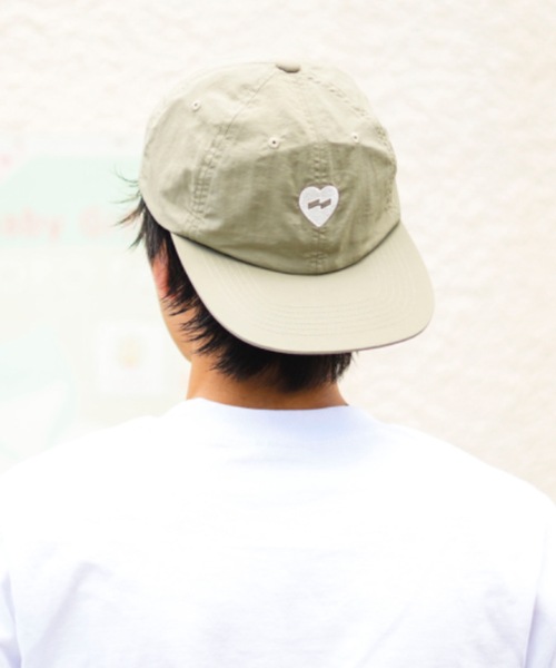 BANKS(バンクス)の「CAP/BANKS JOURNAL(バンクスジャーナル)ハートモチーフロゴツイルキャップ(キャップ・メンズ・ベージュ/グリーン系その他5/ブラック・FREE)」の5枚目の写真