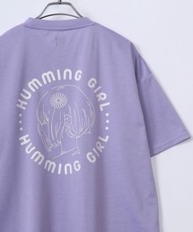 Ponte Fabric Cool Touch Girl Print T-shirt/ポンチ 線画 ガールプリント 半袖Tシャツ 接触冷感 速乾 UVケア