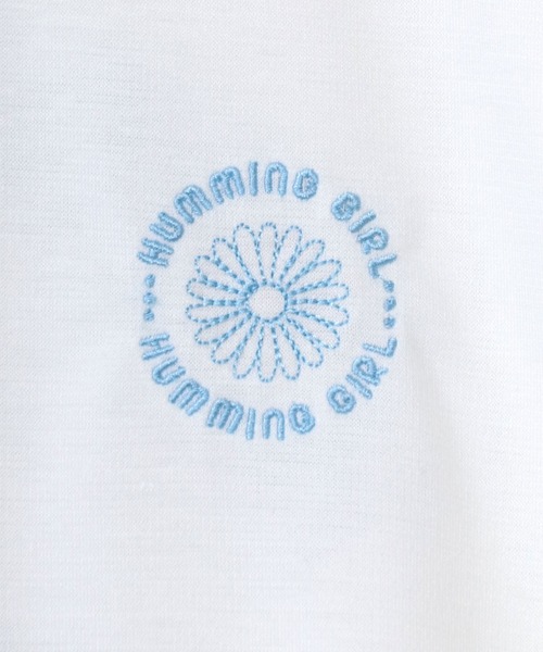 ANPAS（アンパス）の「Ponte Fabric Cool Touch Girl Print T-shirt/ポンチ 線画 ガールプリント 半袖Tシャツ 接触冷感 速乾 UVケア（Tシャツ/カットソー・レディース・ラベンダー/グレー系その他2/ミント/ホワイト系その他2/グレー系その他/ホワイト系その他・L/M）」の14枚目の写真
