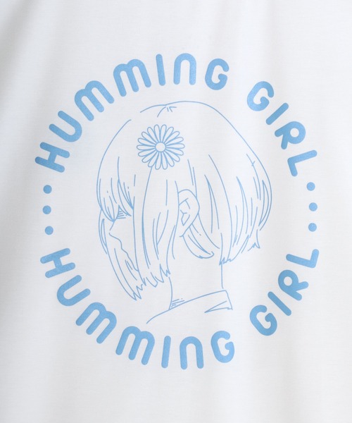 ANPAS（アンパス）の「Ponte Fabric Cool Touch Girl Print T-shirt/ポンチ 線画 ガールプリント 半袖Tシャツ 接触冷感 速乾 UVケア（Tシャツ/カットソー・レディース・ラベンダー/グレー系その他2/ミント/ホワイト系その他2/グレー系その他/ホワイト系その他・L/M）」の15枚目の写真