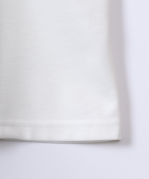 ANPAS（アンパス）の「Ponte Fabric Cool Touch Girl Print T-shirt/ポンチ 線画 ガールプリント 半袖Tシャツ 接触冷感 速乾 UVケア（Tシャツ/カットソー・レディース・ラベンダー/グレー系その他2/ミント/ホワイト系その他2/グレー系その他/ホワイト系その他・L/M）」の17枚目の写真