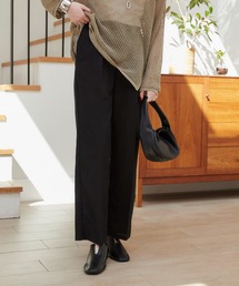 フレンチリネンストレートパンツ