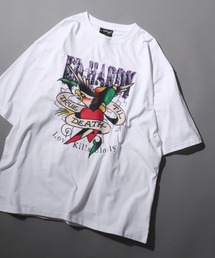 Ed Hardy（エドハーディー）の「Ed Hardy/エド・ハーディー ヴィンテージライク ロックプリント Tシャツ（Tシャツ/カットソー）」