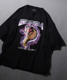Ed Hardy/エド・ハーディー ヴィンテージライク ロックプリント Tシャツ