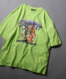 Ed Hardy（エドハーディー）の「Ed Hardy/エド・ハーディー ヴィンテージライク ロックプリント Tシャツ（Tシャツ/カットソー）」