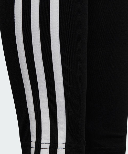adidas(アディダス)の「エッセンシャルズ AEROREADY スリーストライプス ハイウエストレギンス / アディダス adidas(レギンス/スパッツ・キッズ・ブラック・130/150/140/160)」の3枚目の写真