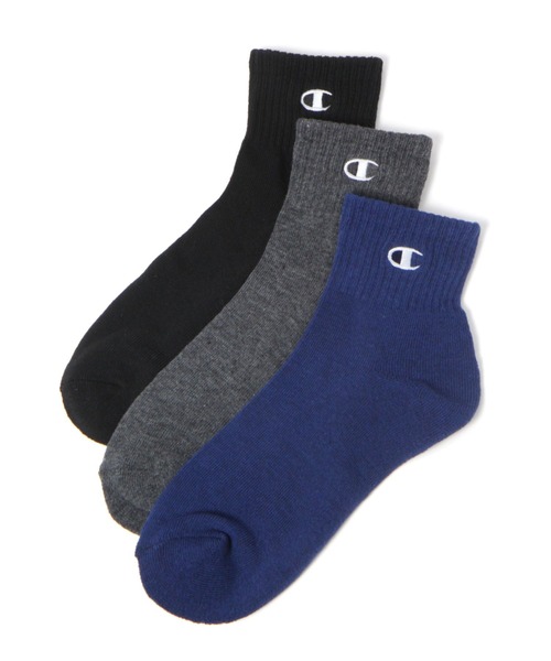 Champion（チャンピオン）の「【Champion(チャンピオン )】3Pソックス（KIDS）（ソックス/靴下・キッズ・その他2/その他1・MEDIUM/LARGE）」の2枚目の写真