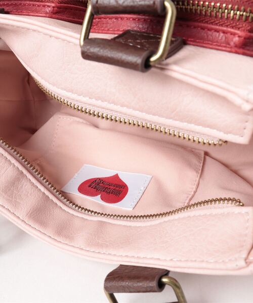 SLY（スライ）の「HinaYoshiharaxSLY POCKET BAG ヒナヨシハラ スライ ポケットバッグ（ハンドバッグ・レディース・ダークブラウン/レッド系その他・FREE）」の6枚目の写真