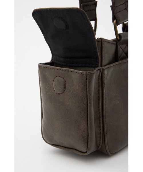 SLY（スライ）の「HinaYoshiharaxSLY POCKET BAG ヒナヨシハラ スライ ポケットバッグ（ハンドバッグ・レディース・ダークブラウン/レッド系その他・FREE）」の16枚目の写真