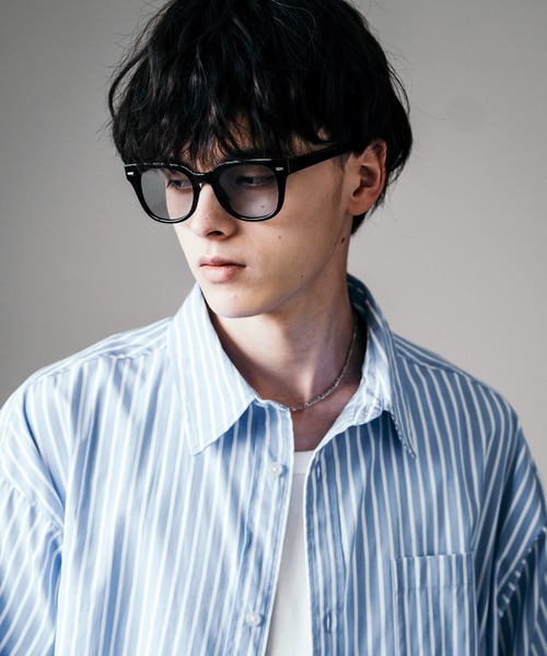 Rocky Monroe(ロッキーモンロー)の「ウェリントンクリア/カラーレンズサングラス(サングラス・メンズ・B/A/H/C/N/M/J/I/G/F/E/D/K/L・FREE)」の8枚目の写真