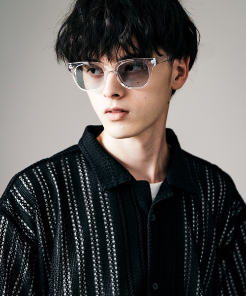 Rocky Monroe(ロッキーモンロー)の「ウェリントンクリア/カラーレンズサングラス(サングラス・メンズ・B/A/H/C/N/M/J/I/G/F/E/D/K/L・FREE)」の10枚目の写真