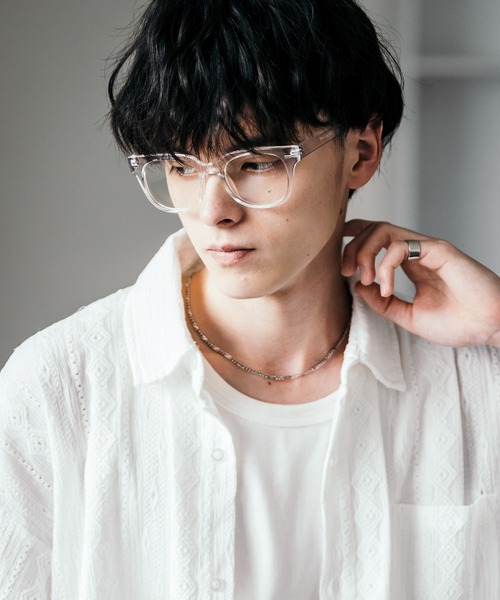 Rocky Monroe(ロッキーモンロー)の「ウェリントンクリア/カラーレンズサングラス(サングラス・メンズ・B/A/H/C/N/M/J/I/G/F/E/D/K/L・FREE)」の11枚目の写真