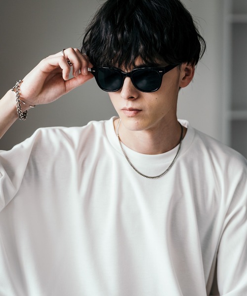 Rocky Monroe(ロッキーモンロー)の「ウェリントンクリア/カラーレンズサングラス(サングラス・メンズ・B/A/H/C/N/M/J/I/G/F/E/D/K/L・FREE)」の16枚目の写真