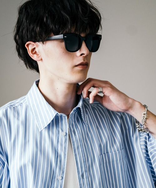 Rocky Monroe(ロッキーモンロー)の「ウェリントンクリア/カラーレンズサングラス(サングラス・メンズ・B/A/H/C/N/M/J/I/G/F/E/D/K/L・FREE)」の19枚目の写真