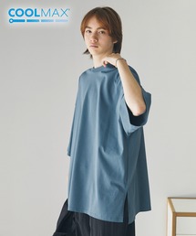 The unormwind（ザアンノームワインド）の「コットンミックスCOOLMAX(R)ビッグシルエットTシャツ（Tシャツ/カットソー）」
