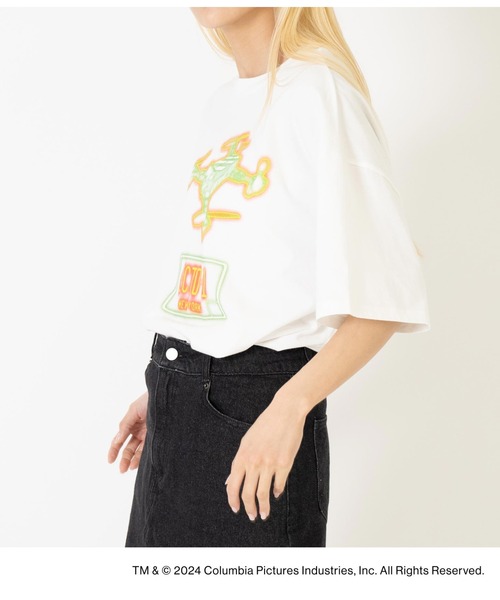 ANAP（アナップ）の「【ゴーストバスターズ／フローズン・サマー】ノーゴースト プリントTシャツ（Tシャツ/カットソー・レディース・ホワイト/グレー・FREE）」の12枚目の写真