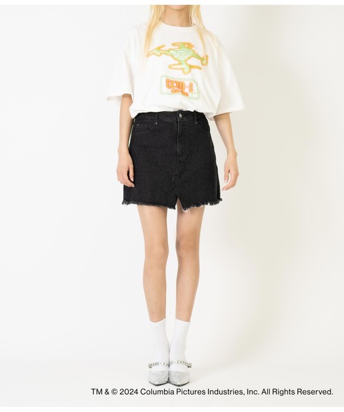 ANAP（アナップ）の「【ゴーストバスターズ／フローズン・サマー】ノーゴースト プリントTシャツ（Tシャツ/カットソー・レディース・ホワイト/グレー・FREE）」の15枚目の写真