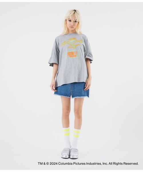 ANAP（アナップ）の「【ゴーストバスターズ／フローズン・サマー】ノーゴースト プリントTシャツ（Tシャツ/カットソー・レディース・ホワイト/グレー・FREE）」の22枚目の写真