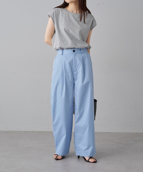 PUAL CE CIN(ピュアルセシン)の「ワンポイントロゴプリント万能カットソー(Tシャツ/カットソー・レディース・オフホワイト/グレー/ブラック・FREE)」の19枚目の写真