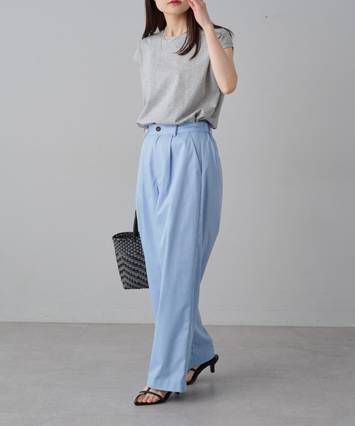 PUAL CE CIN(ピュアルセシン)の「ワンポイントロゴプリント万能カットソー(Tシャツ/カットソー・レディース・オフホワイト/グレー/ブラック・FREE)」の20枚目の写真