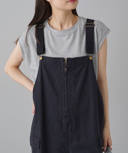 PUAL CE CIN(ピュアルセシン)の「ワンポイントロゴプリント万能カットソー(Tシャツ/カットソー・レディース・オフホワイト/グレー/ブラック・FREE)」の21枚目の写真
