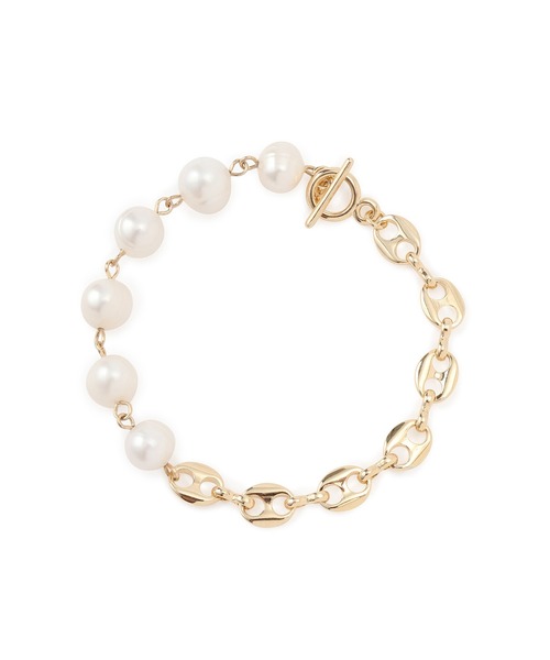 ROPE' PICNIC（ロペピクニック）の「淡水パール×チェーンブレスレット（ブレスレット・レディース・シルバー/ゴールド・FREE）」の8枚目の写真