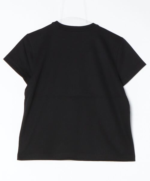 alexanderwang（アレキサンダーワン）の「ESSENTIAL JSY SHRUNK TEE W/PUFF LOGO & BOUND NECK（Tシャツ/カットソー・レディース・ブラック・S/XS）」の2枚目の写真