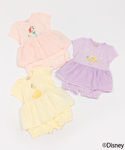 petit main(プティマイン)の「【Disney】ペプラムパジャマ(ルームウェア/パジャマ・キッズ・クリーム/ラベンダー/ライトブルー/ライトピンク・110cm/100cm/90cm/80cm/130cm/120cm)」の5枚目の写真