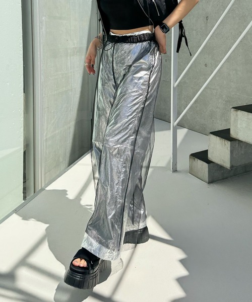PAGEBOY（ページボーイ）の「メタリックチュールパンツSET（その他パンツ・レディース・ブラック系その他/グレー系その他/グレー系その他2・FREE）」の8枚目の写真