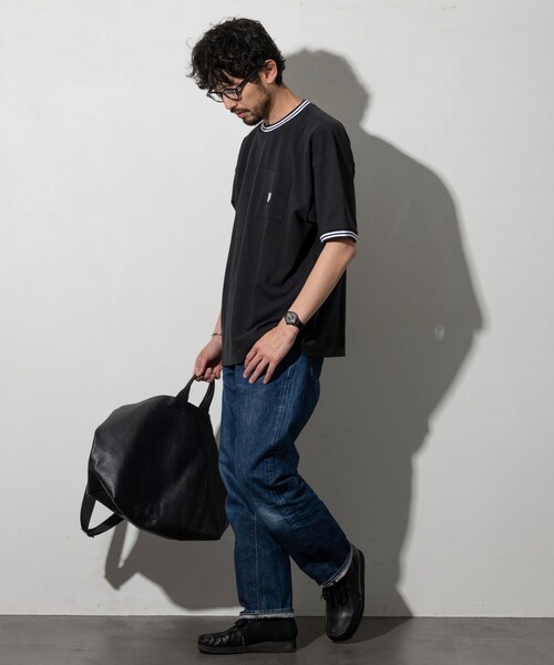 LYLE&SCOTT(ライルアンドスコット)の「Lyle&Scott/ライルアンドスコット 別注 リラックスフィット ワンポイントロゴ カノコ クルーネックTシャツ(Tシャツ/カットソー・メンズ・ホワイト/ブラック/その他・SMALL/MEDIUM/LARGE)」の18枚目の写真