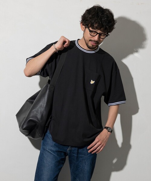 LYLE&SCOTT(ライルアンドスコット)の「Lyle&Scott/ライルアンドスコット 別注 リラックスフィット ワンポイントロゴ カノコ クルーネックTシャツ(Tシャツ/カットソー・メンズ・ホワイト/ブラック/その他・SMALL/MEDIUM/LARGE)」の19枚目の写真