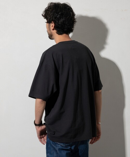 LYLE&SCOTT(ライルアンドスコット)の「Lyle&Scott/ライルアンドスコット 別注 リラックスフィット ワンポイントロゴ カノコ クルーネックTシャツ(Tシャツ/カットソー・メンズ・ホワイト/ブラック/その他・SMALL/MEDIUM/LARGE)」の6枚目の写真