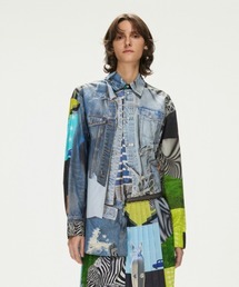 JNBY | Eye-catching Printed Loose-fit Cotton Shirt / シャツ(シャツ/ブラウス)